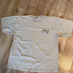 Gildan Men's Light Beige Graphic Tee